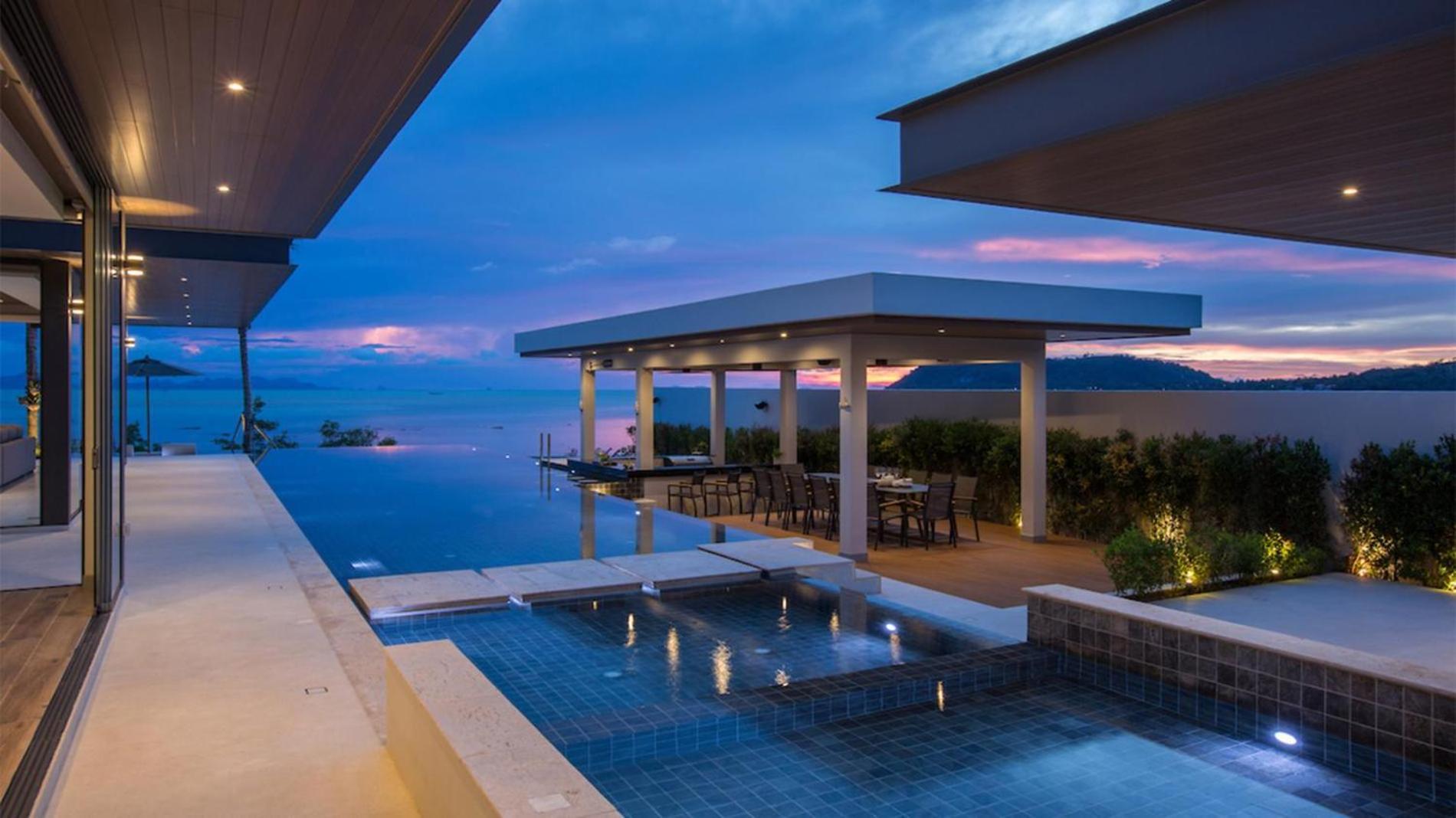 Exclusive Sea Renity A Beachfront Villa Retreat Sleeps 12 Adults And 6 Kids Laem Sor Exterior photo