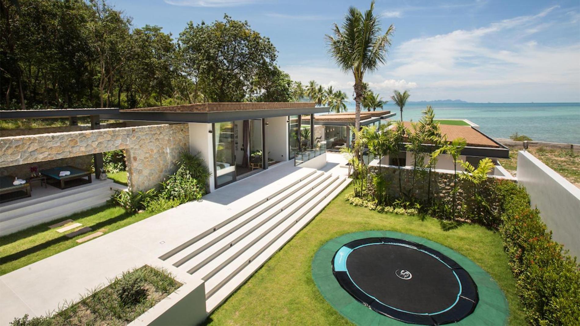 Exclusive Sea Renity A Beachfront Villa Retreat Sleeps 12 Adults And 6 Kids Laem Sor Exterior photo