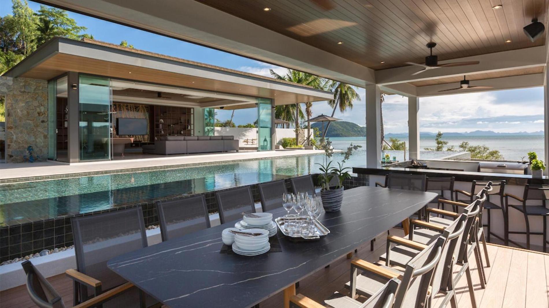 Exclusive Sea Renity A Beachfront Villa Retreat Sleeps 12 Adults And 6 Kids Laem Sor Exterior photo